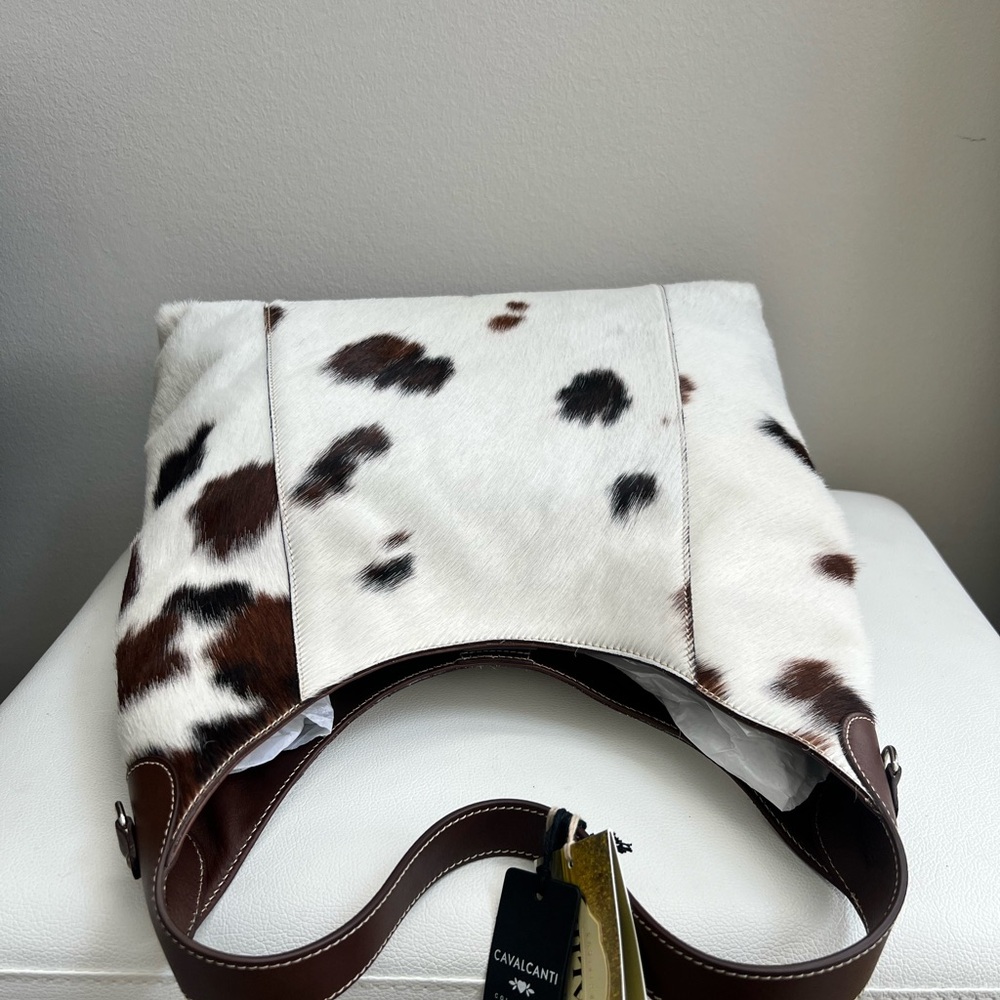 CAVALCANTI Cowhide Hobo Shoulder Bag NEW!!! - Picture 7 of 11